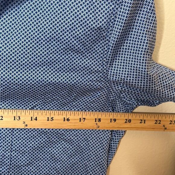 Armani Exchange Shirt Mens M Button Down Long Sleeve Regular Fit Geometric - Picture 9 of 10